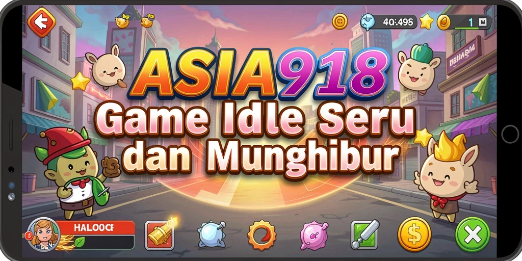 Screenshot gameplay ASIA918 yang menampilkan elemen Idle yang memukau.