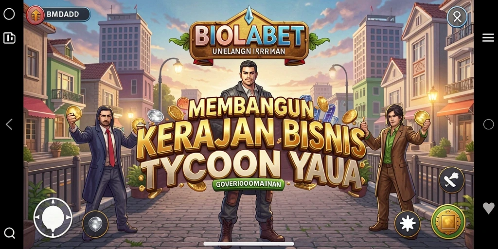 Tampilan gameplay BIOLABET menampilkan strategi bisnis yang mendalam.