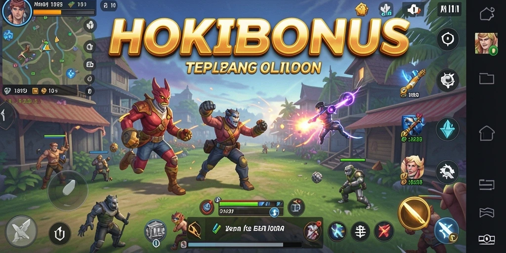 Screenshot HOKIBONUS menampilkan antarmuka aplikasi Utility yang menarik.