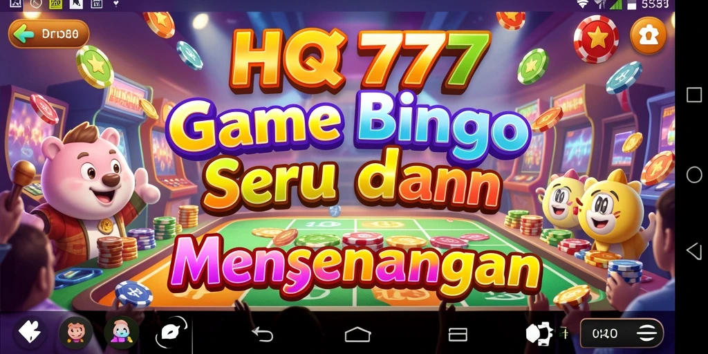 Tampilan gameplay HQ777 yang seru dan mengasyikkan dalam permainan Bingo.
