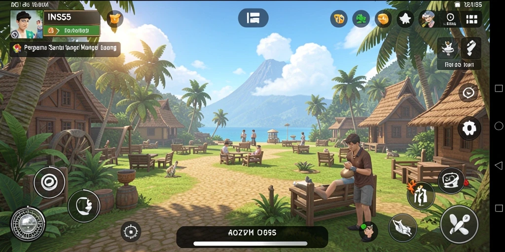 Tampilan gameplay INS55 yang mengasyikkan dan penuh warna.