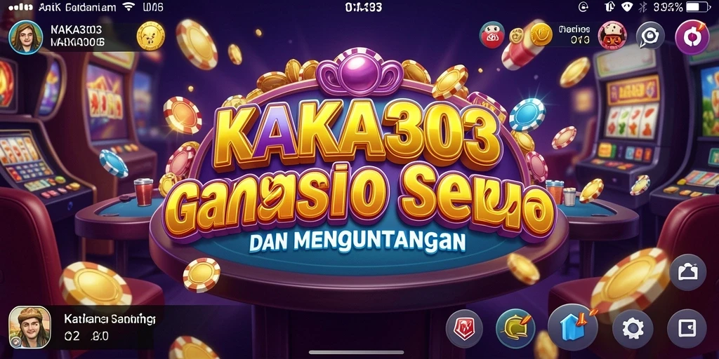 Tangkapan layar utama KAKA303 menunjukkan grafis permainan kasino yang menakjubkan.