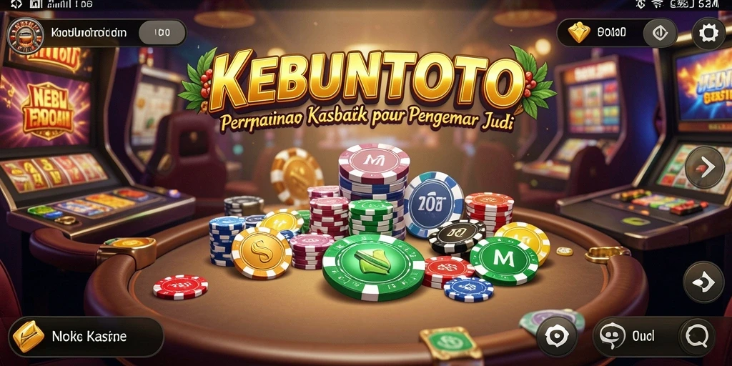 Tampilan gameplay KEBUNTOTO yang menegangkan dengan berbagai pilihan permainan Kasino.