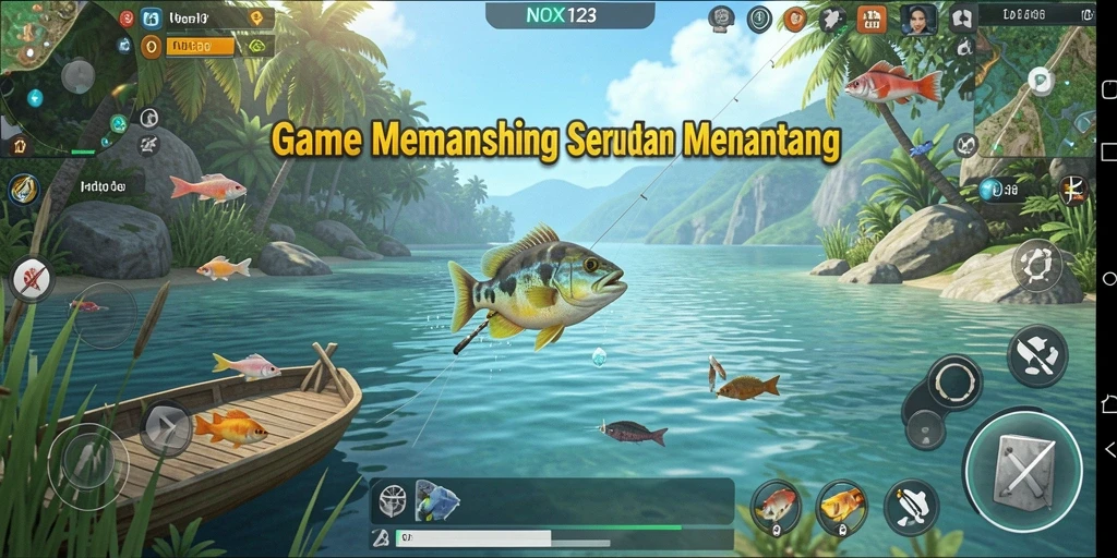 Tangkapan ikan besar dalam gameplay NOX123 yang seru.