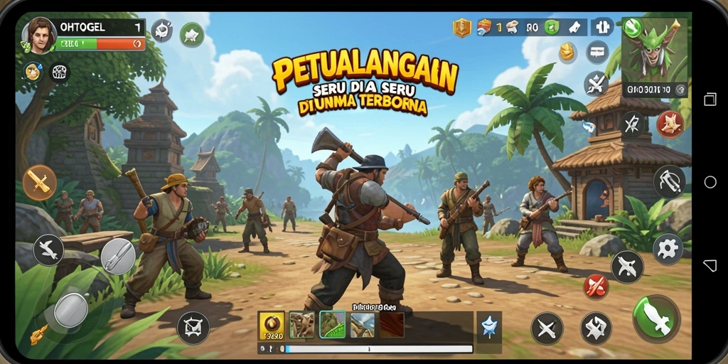 Gameplay OHTOGEL menampilkan eksplorasi dunia terbuka yang menakjubkan.