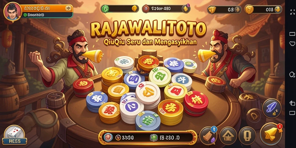 Gameplay seru QiuQiu di RAJAWALITOTO yang penuh strategi.