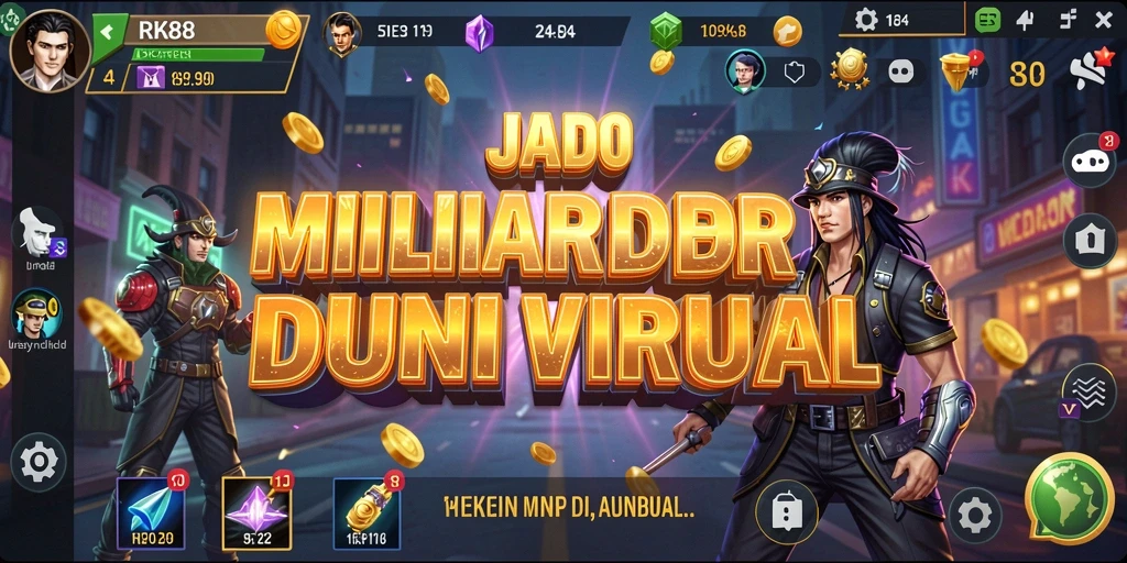 Screenshot RK88 menampilkan gameplay Tycoon yang menarik dan interaktif.