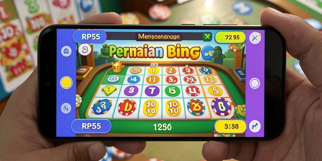 Tampilan menarik dari gameplay Bingo di RP55.