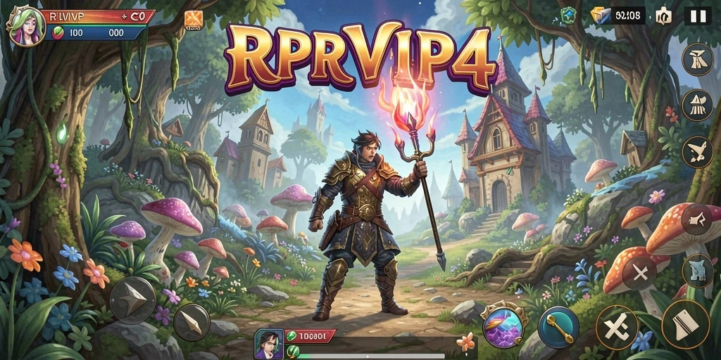 Screenshot dari gameplay <strong>RPVIP4</strong> menunjukkan petualangan yang mendebarkan.
