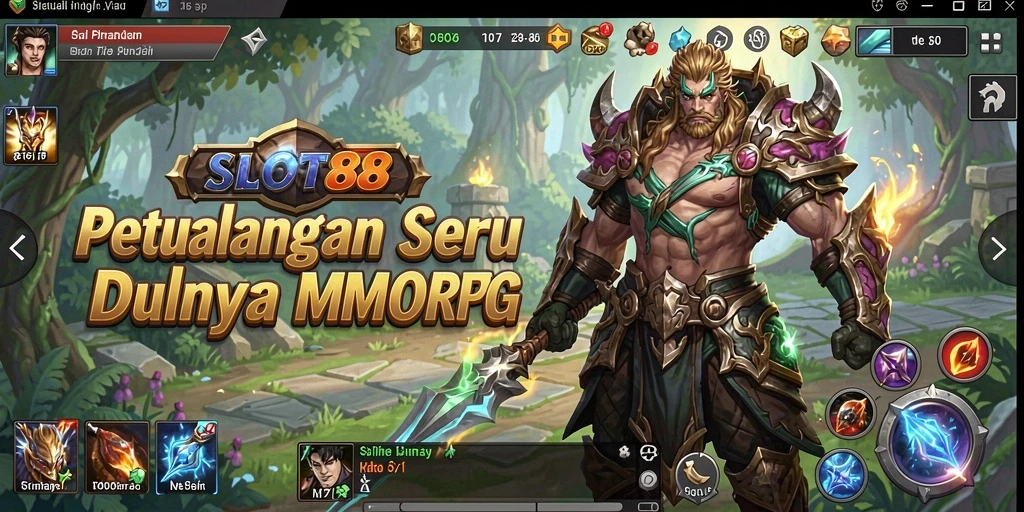 Tampilan gameplay SLOT88 yang menarik dan mendebarkan di dunia MMORPG.