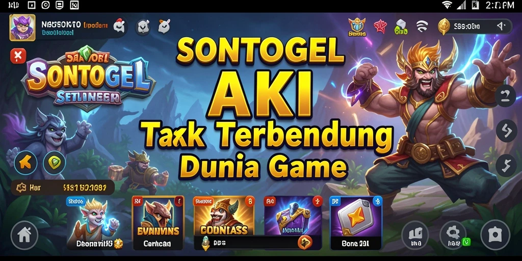 Tampilan gameplay Action yang mendebarkan dalam SONTOGEL.