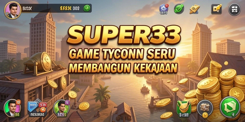Tampilan gameplay SUPER33 dengan aksi Tycoon yang menarik.