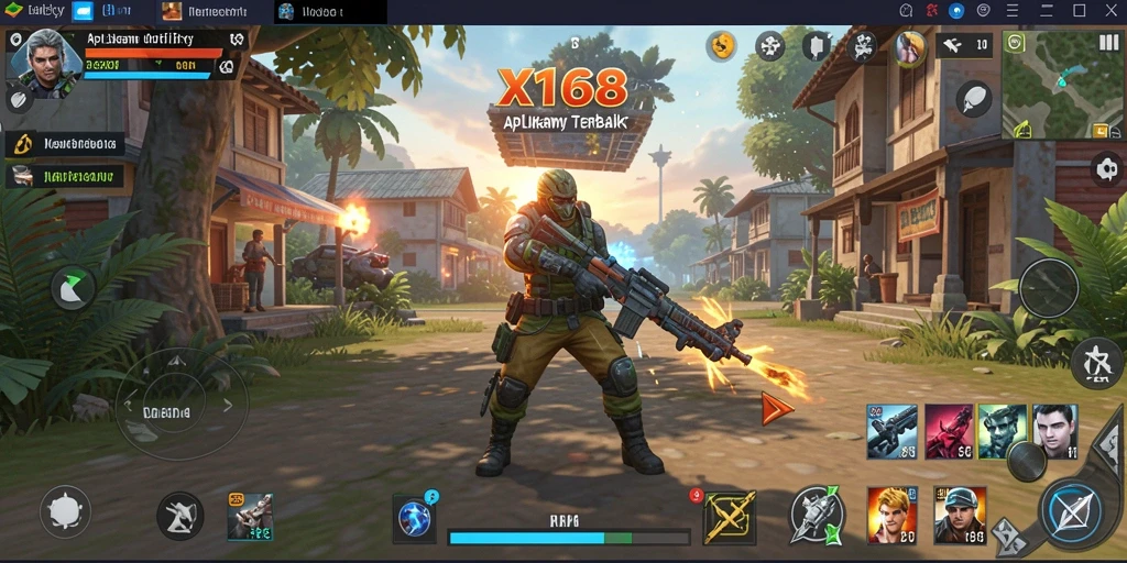 Tampilan antarmuka aplikasi Utility X168 yang user-friendly.