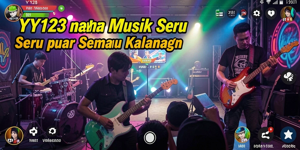 Tampilan gameplay <strong>YY123</strong> yang menarik dengan iringan musik.