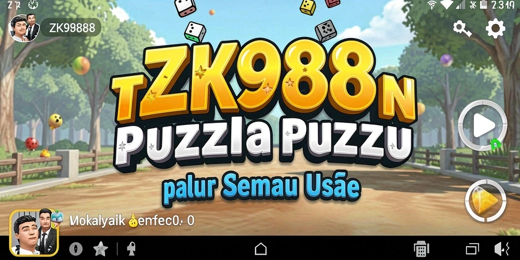 Screenshot ZK988 menampilkan gameplay Puzzle yang menantang dan menarik.